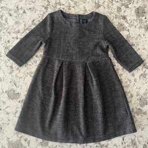 Gap grey heeringbone dress sz 4